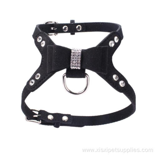New style multicolor fashion bowknot dog harness